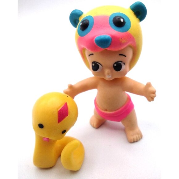 Twozies Pets Moose Toys Birds Snake Panda Bear Elephant Mini Figures Lot of 3 - Picture 4 of 9